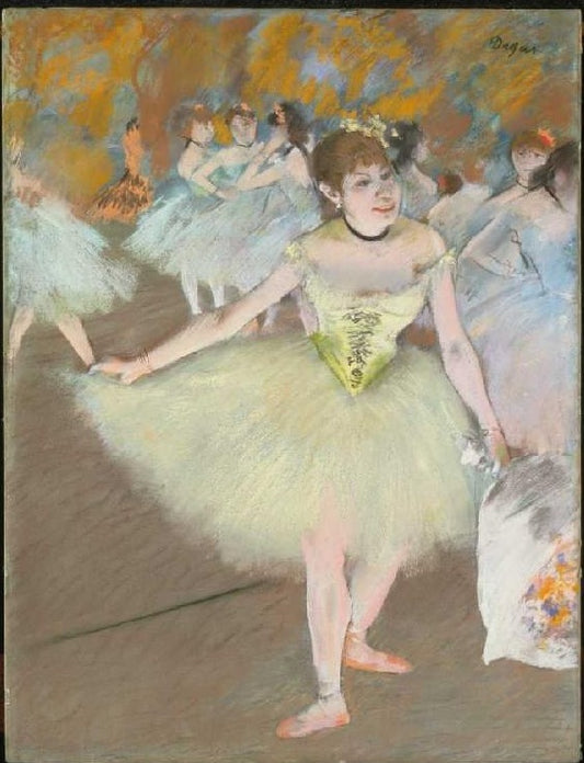 Danseuses sur la scène - Edgar Degas - Reproductions de tableaux et peintures haut de gamme