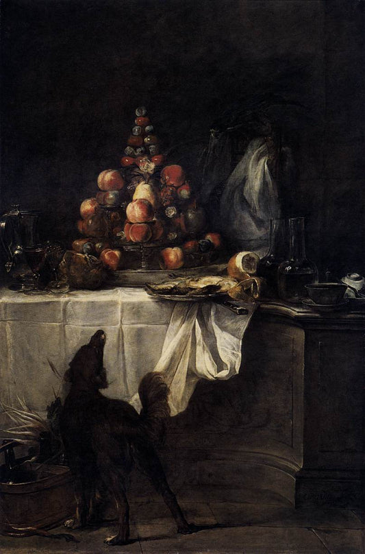 Le Buffet - Jean Siméon Chardin - Reproductions de tableaux et peintures haut de gamme