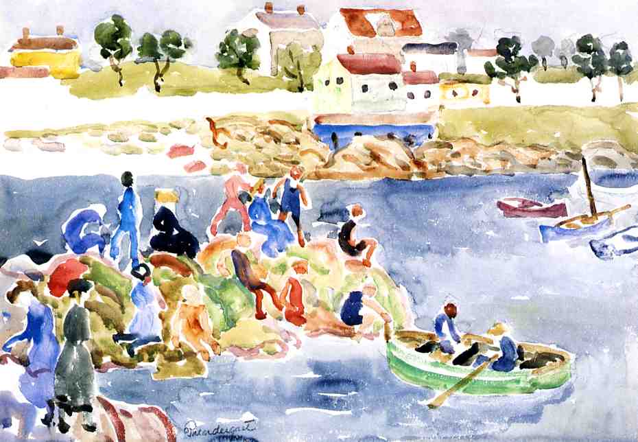 The Cove - Maurice Prendergast - Reproductions de tableaux et peintures haut de gamme