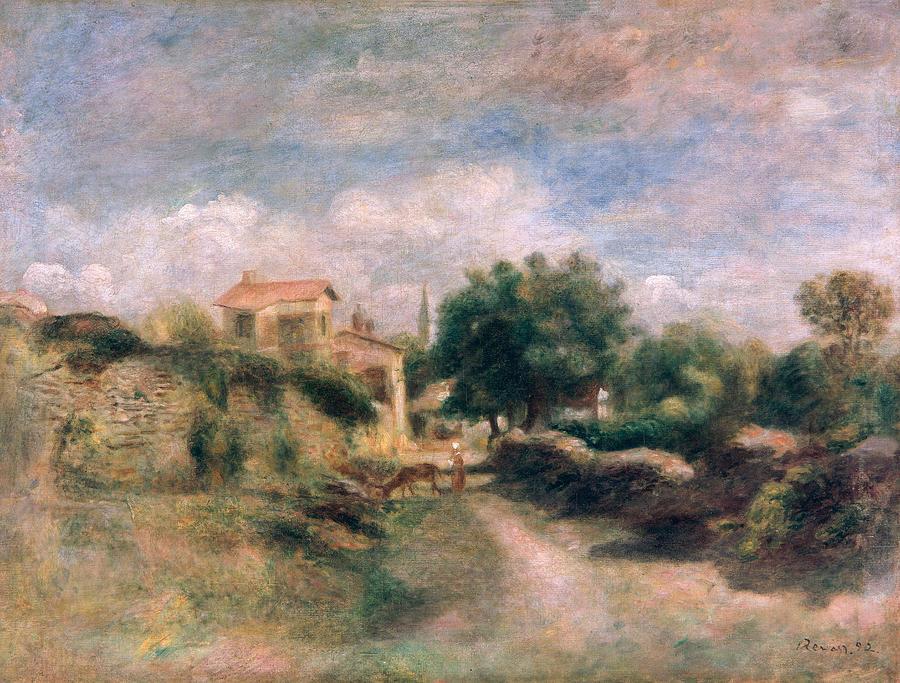 La ferme - Pierre-Auguste Renoir - Reproductions de tableaux et peintures haut de gamme