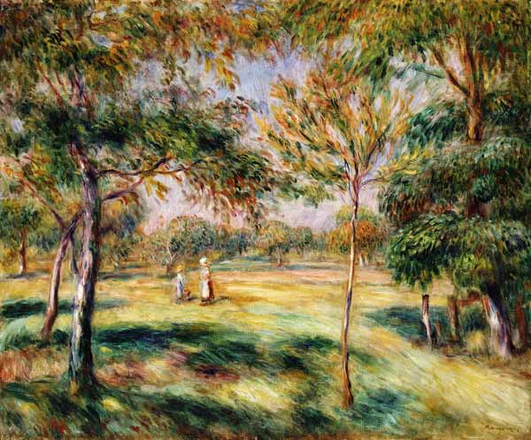 La Clairière - Pierre-Auguste Renoir - Reproductions de tableaux et peintures haut de gamme