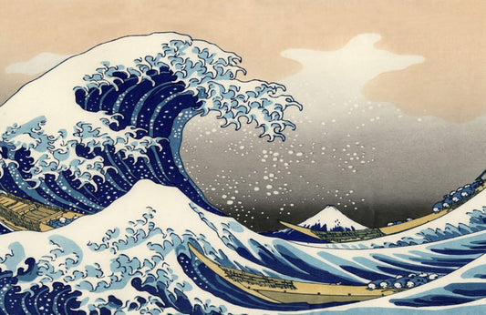 La Grande Vague de Kanagawa - Katsushika Hokusai - Reproductions de tableaux et peintures haut de gamme