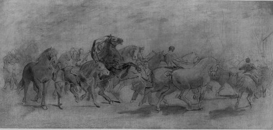 The Horse Fair (study) - Rosa Bonheur - Reproductions de tableaux et peintures haut de gamme