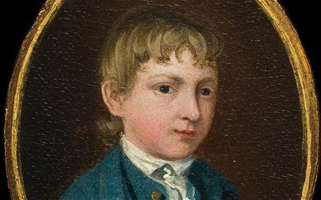 Le portrait miniature d'un jeune garçon (autoportrait supposé) - Thomas Gainsborough - Reproductions de tableaux et peintures haut de gamme