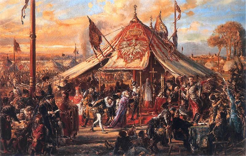 The Republic at Zenith of Power Golden Liberty Election A D 1573 - Jan Matejko - Reproductions de tableaux et peintures haut de gamme