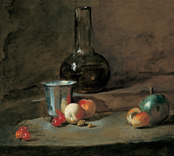 Le gobelet d'argent - Jean Siméon Chardin - Reproductions de tableaux et peintures haut de gamme