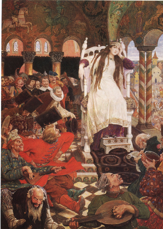 La tsarévna insouciante - Viktor Vasnetsov - Reproductions de tableaux et peintures haut de gamme