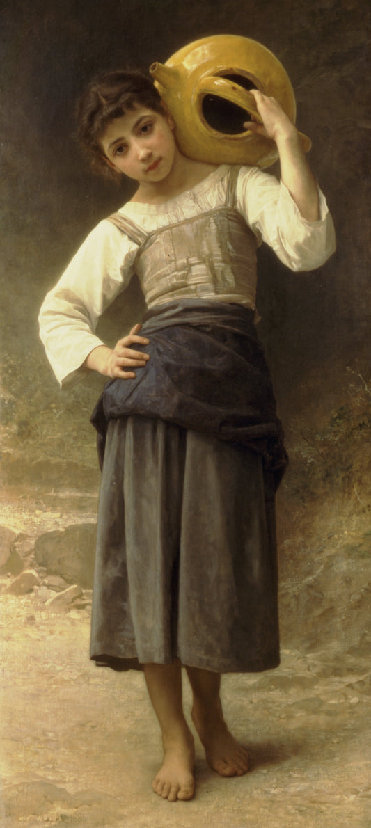 La fille de l'eau - William Bouguereau - Reproductions de tableaux et peintures haut de gamme