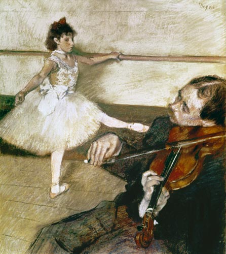 La leçon de danse - Edgar Degas - Reproductions de tableaux et peintures haut de gamme