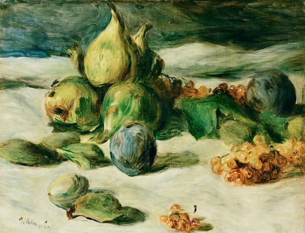 Nature morte aux fruits - Pierre-Auguste Renoir - Reproductions de tableaux et peintures haut de gamme