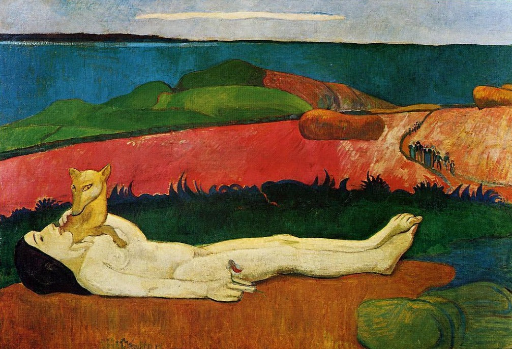 L'éveil du printemps (defloration) - Paul Gauguin - Reproductions de tableaux et peintures haut de gamme