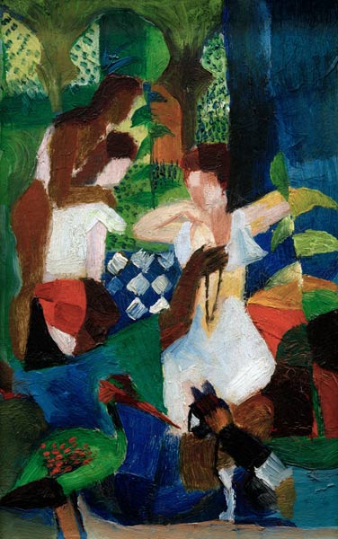 Le bijoutier turc - August Macke - Reproductions de tableaux et peintures haut de gamme