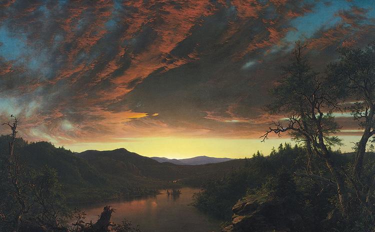 Twilight in the Wilderness - Frederic Edwin Church - Reproductions de tableaux et peintures haut de gamme