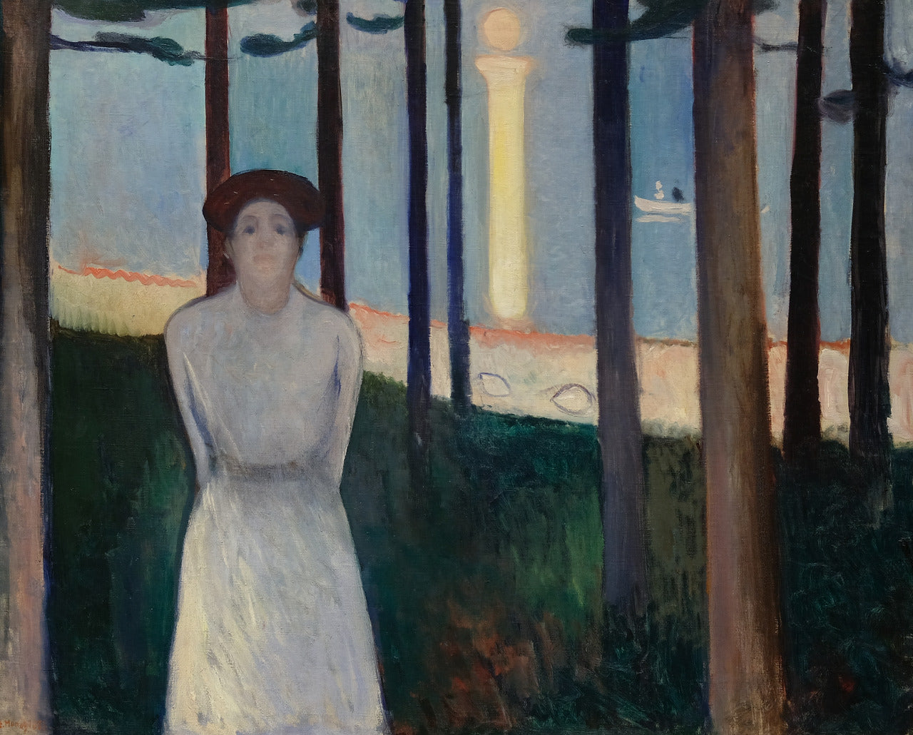 La Voix (Nuit d'été) - Edvard Munch - Reproductions de tableaux et peintures haut de gamme