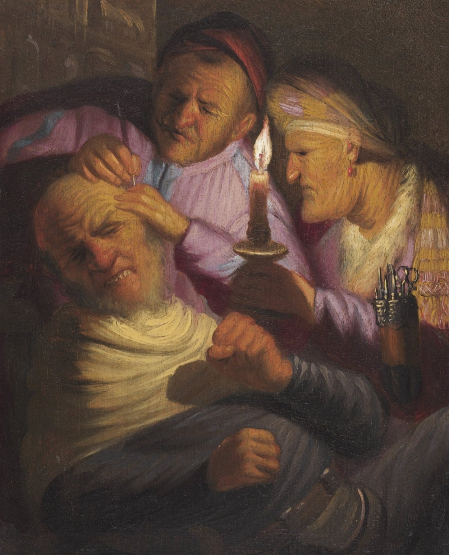 Le sens du toucher - Rembrandt van Rijn - Reproductions de tableaux et peintures haut de gamme