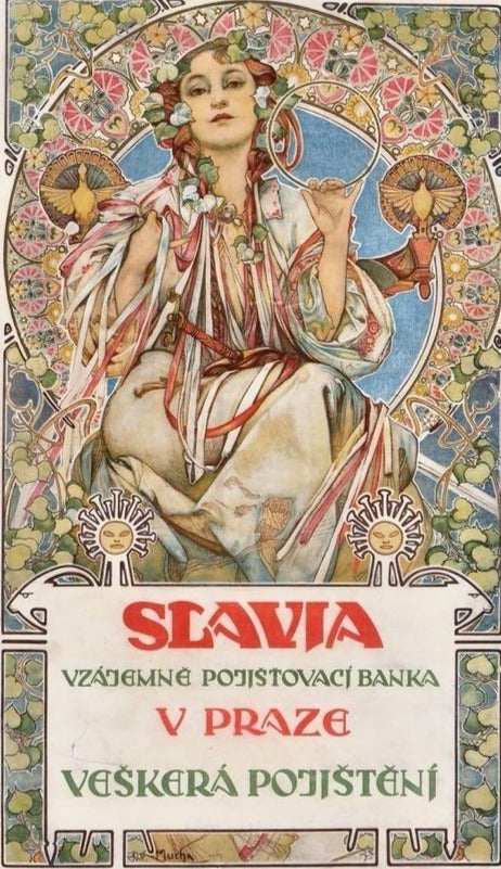 Slavia - Mucha - Reproductions de tableaux et peintures haut de gamme