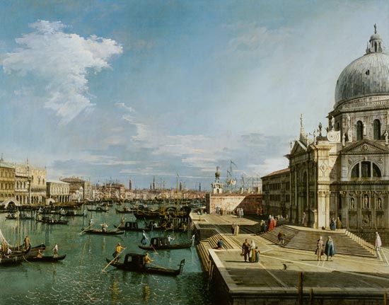 Venise, Santa Maria della Salute - Giovanni Antonio Canal - Reproductions de tableaux et peintures haut de gamme