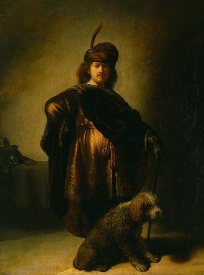 Autoportrait en costume oriental - Rembrandt van Rijn - Reproductions de tableaux et peintures haut de gamme