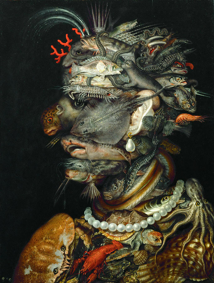 L'eau - Arcimboldo - Reproductions de tableaux et peintures haut de gamme