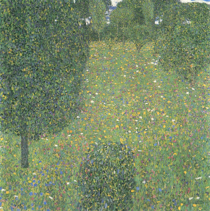 Jardin paysager (prairie en fleurs) - Gustav Klimt - Reproductions de tableaux et peintures haut de gamme