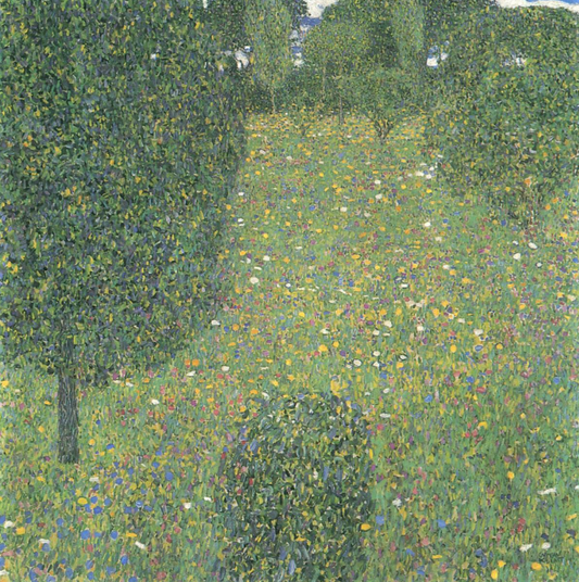 Jardin paysager (prairie en fleurs) - Gustav Klimt - Reproductions de tableaux et peintures haut de gamme