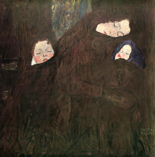 Mère avec enfants - Gustav Klimt - Reproductions de tableaux et peintures haut de gamme