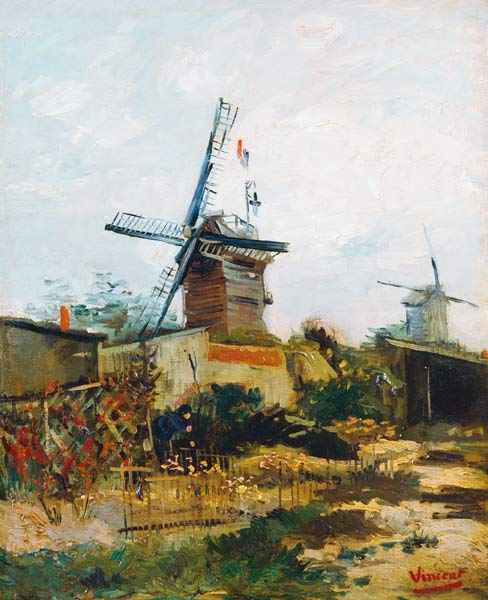 Le Vieux Moulin à Montmartre - Reproductions de tableaux et peintures haut de gamme