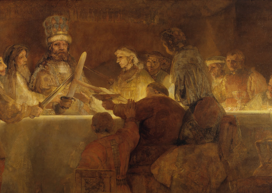 La conjuration de Claudius Civilis - Rembrandt van Rijn - Reproductions de tableaux et peintures haut de gamme