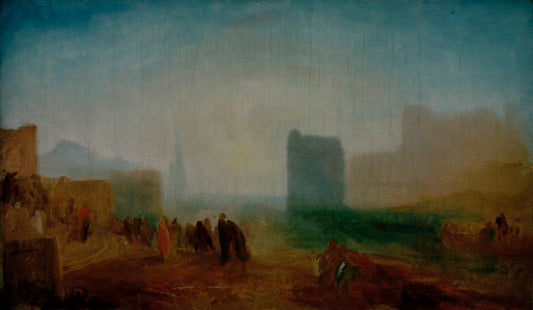 Scène portuaire classique - William Turner - Reproductions de tableaux et peintures haut de gamme