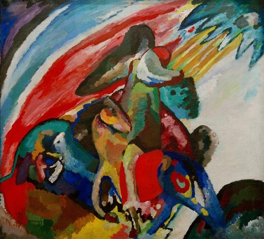 Improvisation 12 (le cavalier) - Vassily Kandinsky - Reproductions de tableaux et peintures haut de gamme