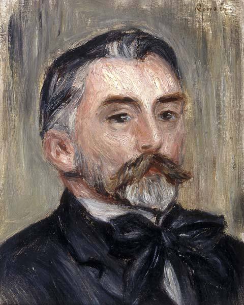 Portrait de Stéphane Mallarme - Pierre-Auguste Renoir - Reproductions de tableaux et peintures haut de gamme