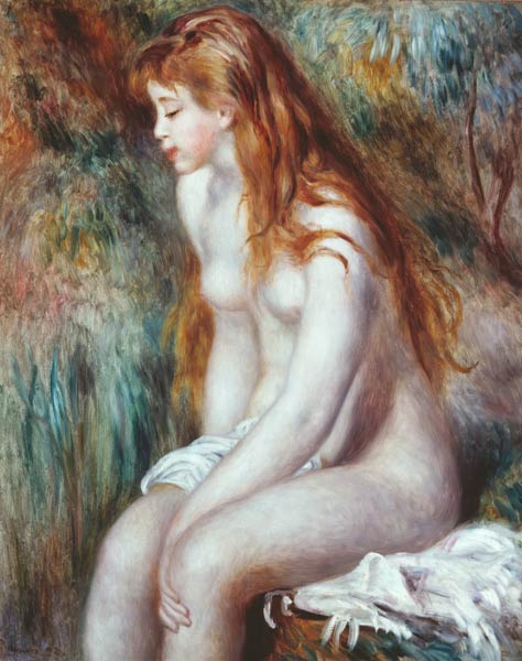 Jeune baigneur 1892 - Pierre-Auguste Renoir - Reproductions de tableaux et peintures haut de gamme