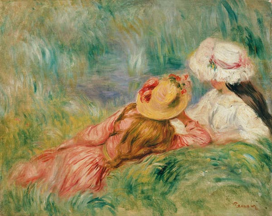 Jeunes filles l'eau - Pierre-Auguste Renoir - Reproductions de tableaux et peintures haut de gamme